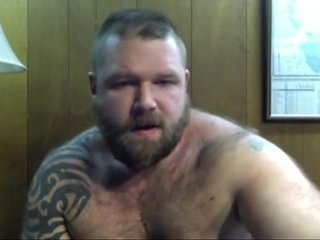 hot hairy bear gets off